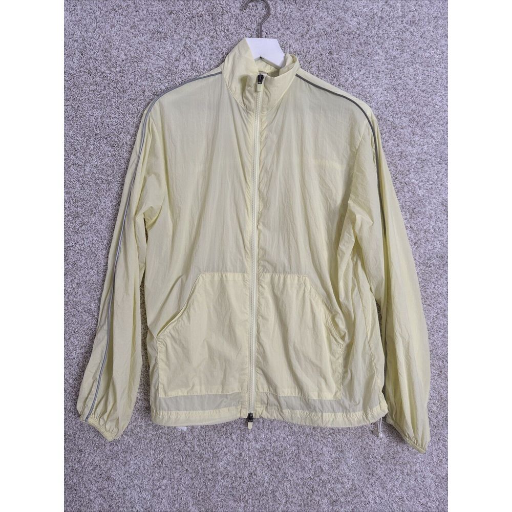 Fabletics Womens Yellow Long Sleeve Full Zip‎ Oversized Windbreaker Jacket XS